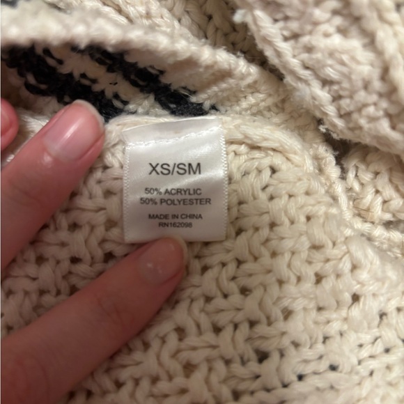 Women's Cream Cardigan Sweater - Picture 5 of 5